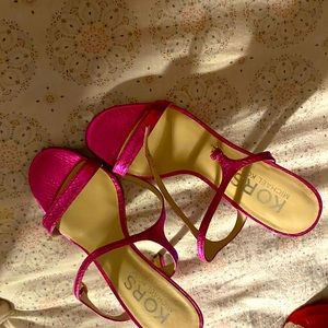 Michael Kors heels. Worn once. Great condition.